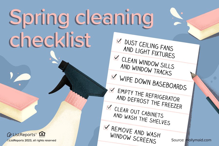 Spring cleaning checklist